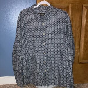 Eddie Bauer Blue Casual Button Down Shirt